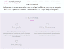 Tablet Screenshot of nowyfotoart.pl